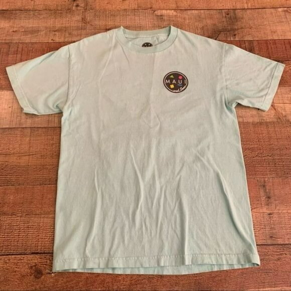 Maui and sons mens size medium short sleeve vintage graphic tee t-shirt in blue - Picture 1 of 8